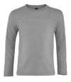 02947 Imp. L/S Kids SOL'S Kids Imperial Long Sleeve T-Shirt Grey Marl colour image